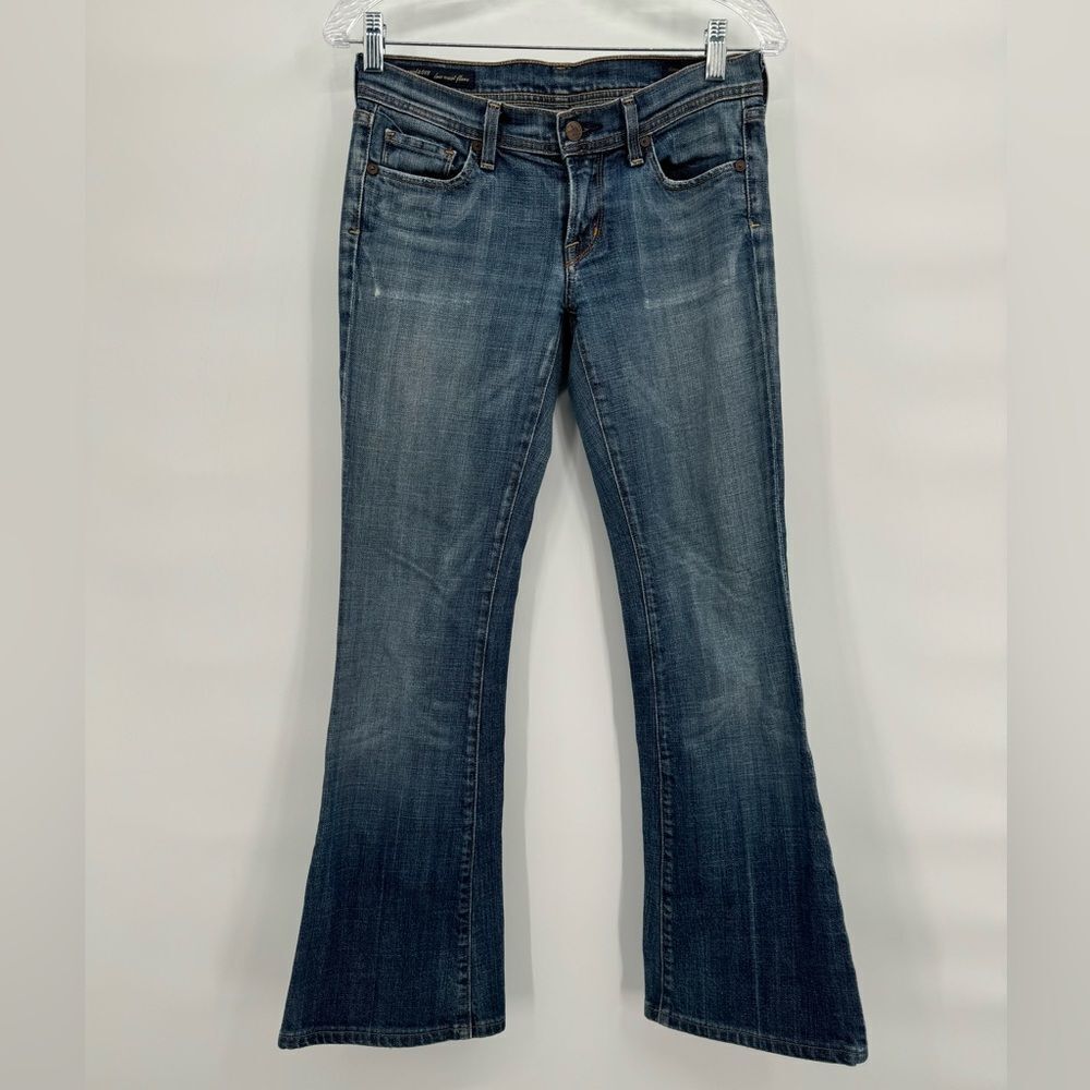 Citizens of Humanity Jeans Women's size 26 Flare Low Waist Ingrid 002 Blue Denim